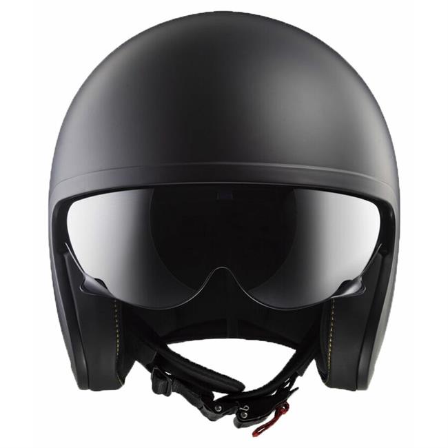 CASCO LS2 OF599 SPITFIRE II SOLID NERO OPACO - 4