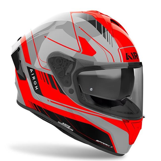 CASCO AIROH SPARK 2 CHRONO ORANGE GLOSS - 1