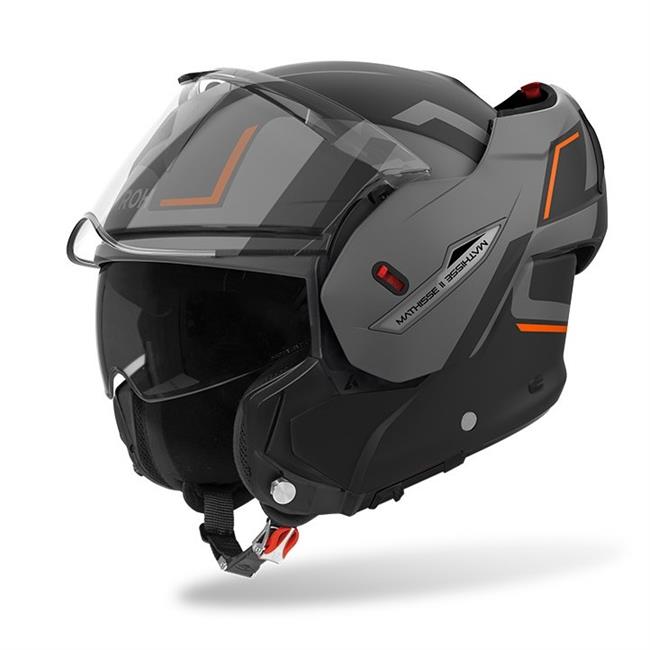 CASCO AIROH MATHISSE II ORANGE MATT - 1