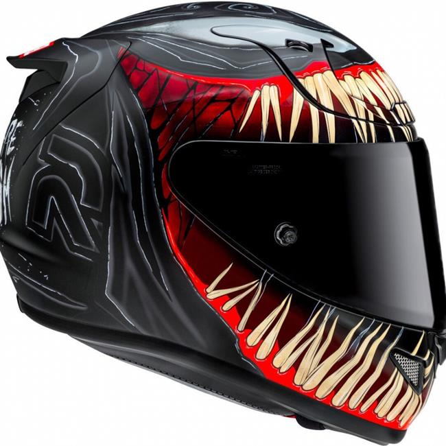 CASCO HJC RPHA 12 VENOM 3 MARVEL MC1SF - 2