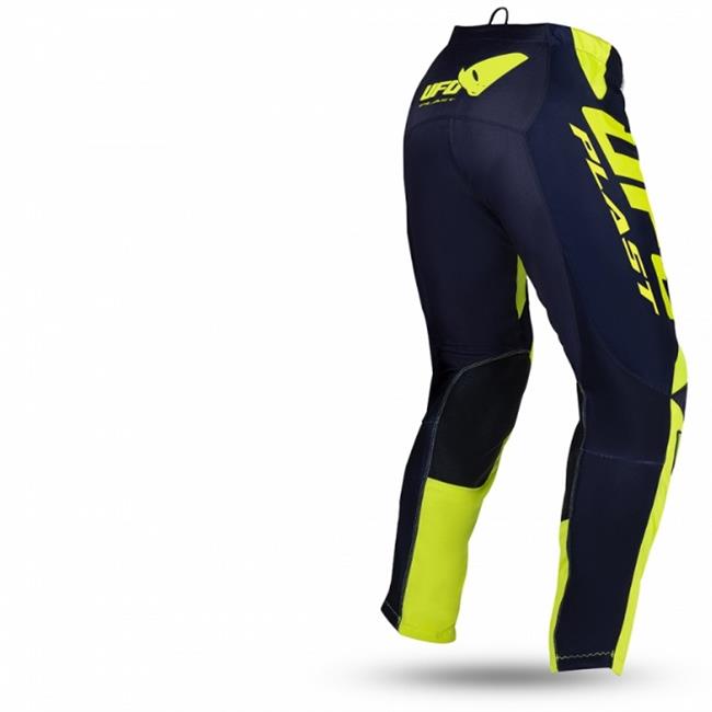 PANTALONE CROSS UFO KIMURA BIMBO BLU/GIALLO FLUO - 2
